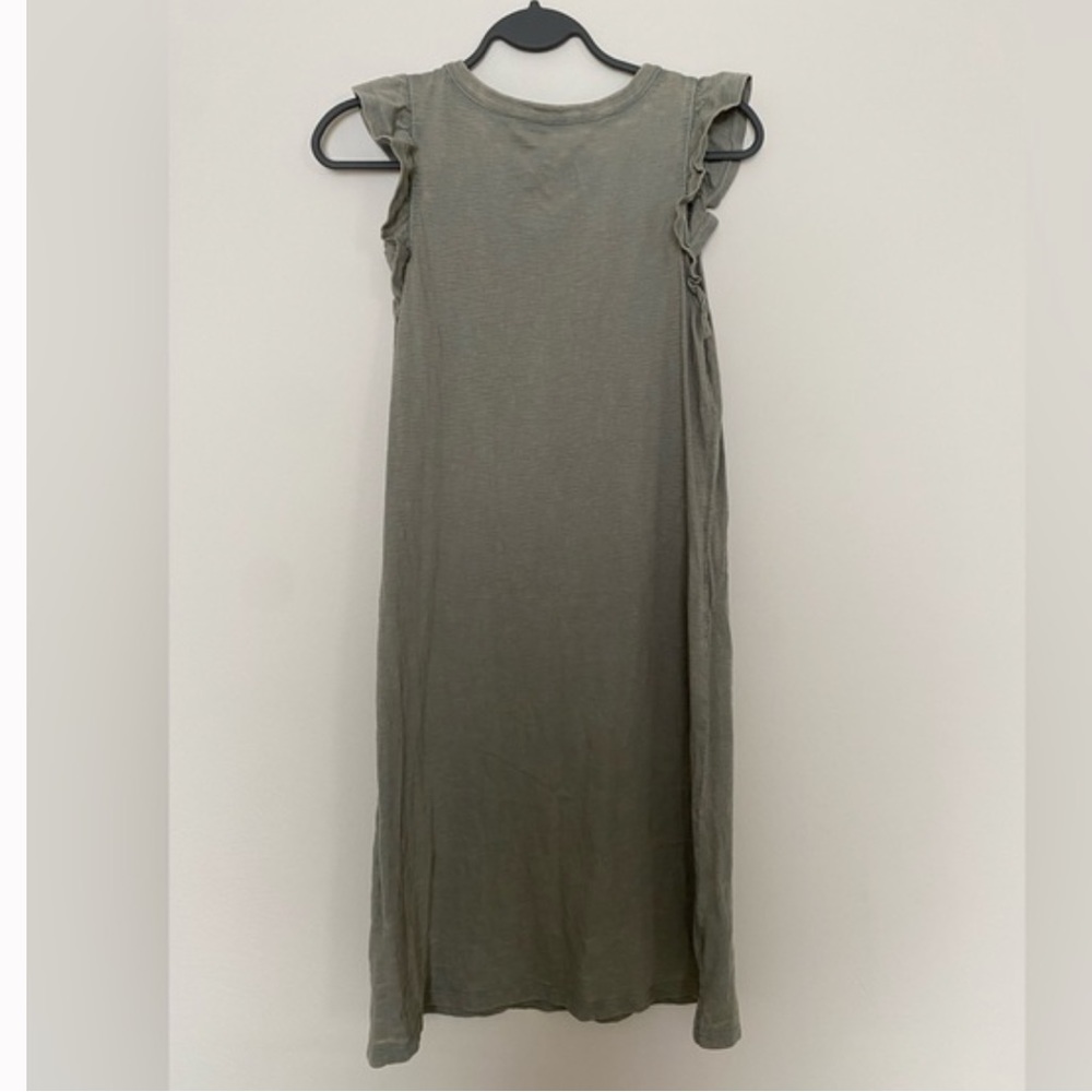 Women’s Universal Thread Sage Green Flutter Sleeve T-Shirt Dress size S